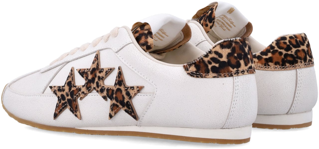 Amiri Leopard Pacfic Flat Star Alabaster White + Leo Wit