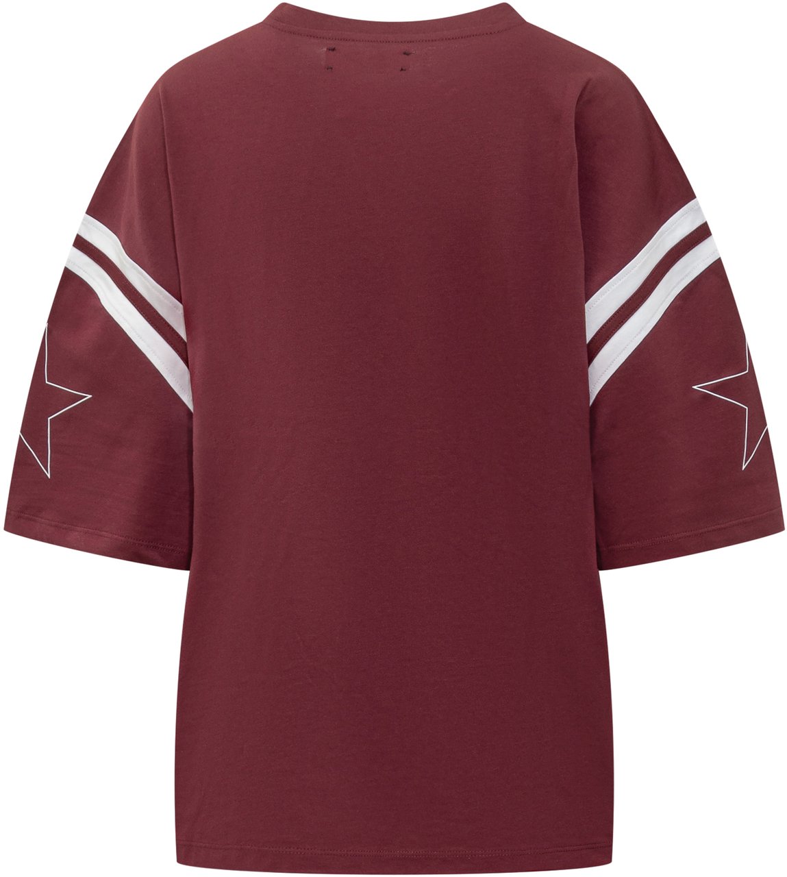 Amiri Maglia Oversize Sportiva Maroon