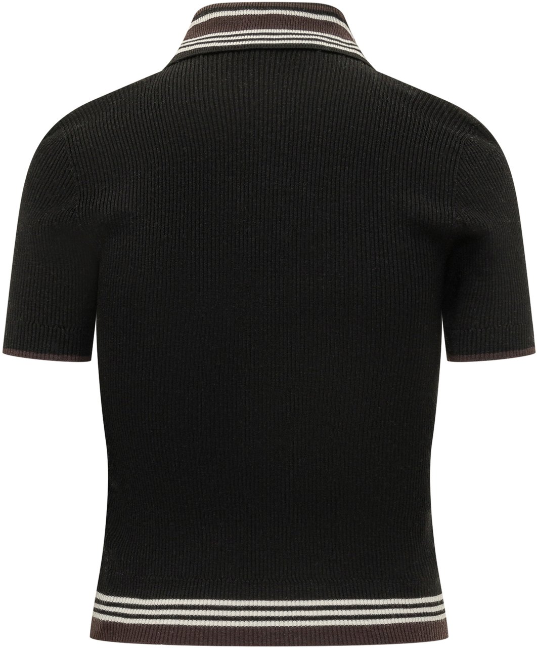 Amiri MA STRIPE POLO Zwart