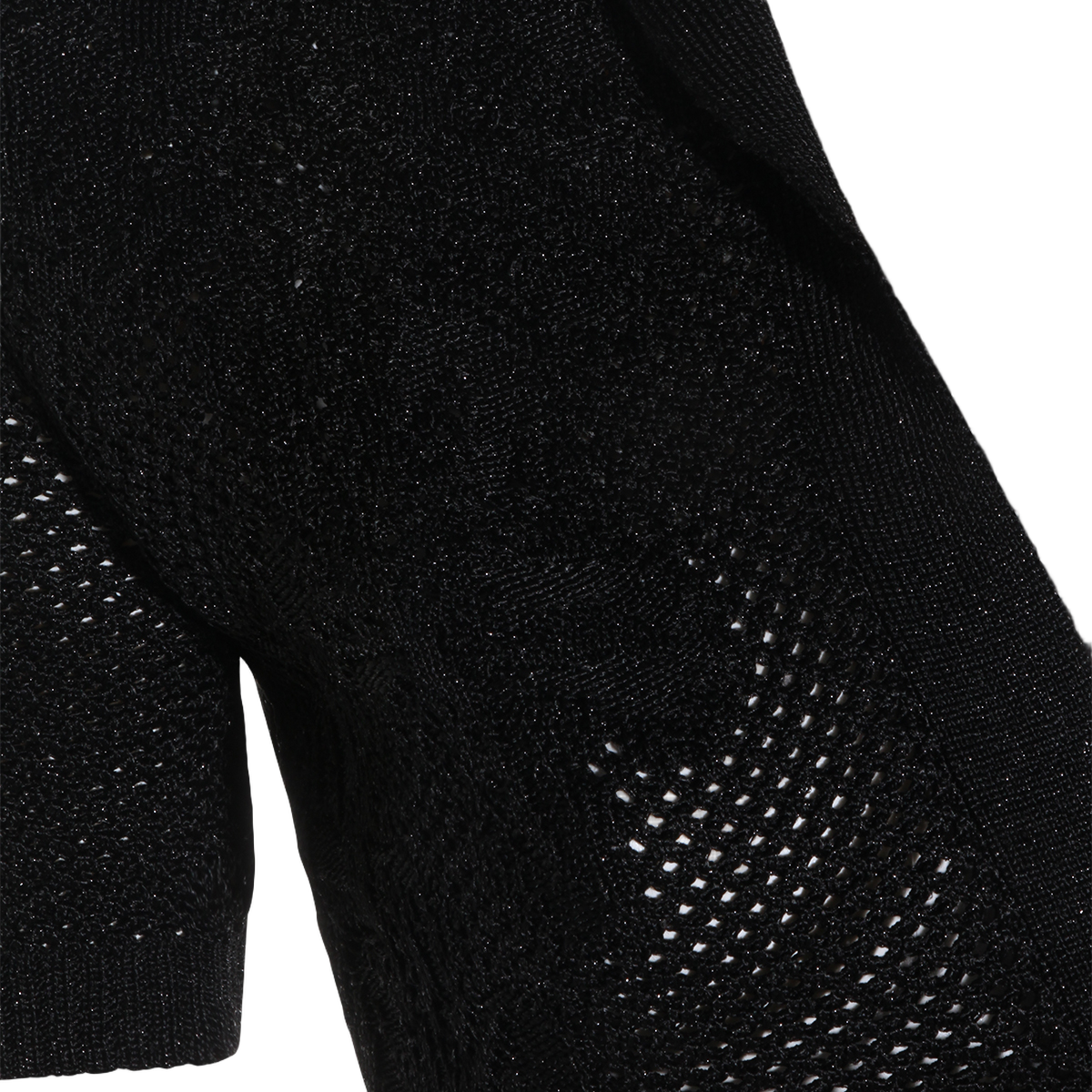 Amiri Fitted Mini Dress with Floral Pattern Zwart