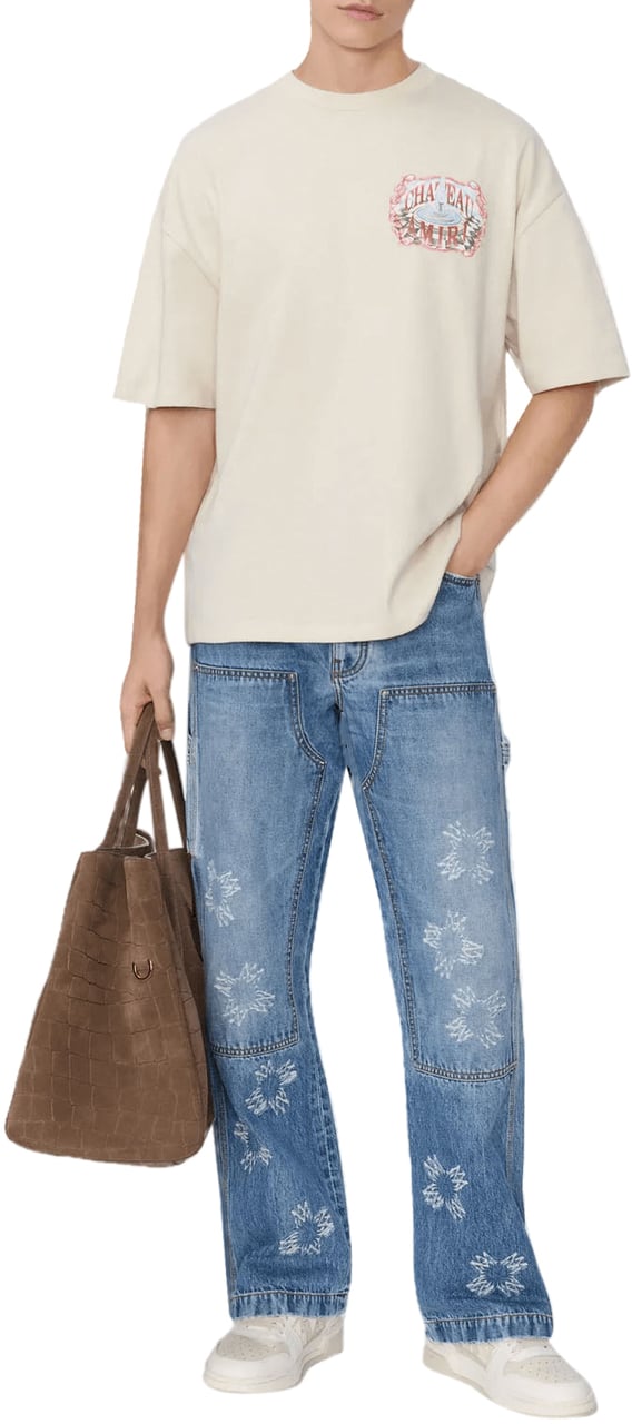 Amiri KASTEELSCHETS OS TEE IVOOR Wit