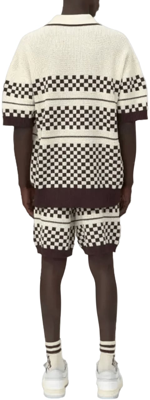 Amiri Geruite mesh korte alabaster Divers