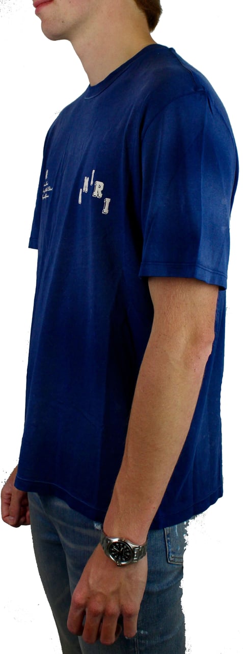Amiri Amiri Vintage Collegiate T-shirt (Blauw) Blauw