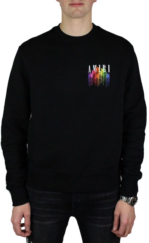 Amiri Amiri MA Drip Collage Crewneck 'Zwart' Zwart