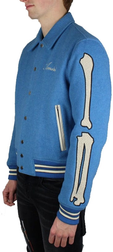 Amiri Amiri Bones Jacket 'Varsity Blue' Blauw