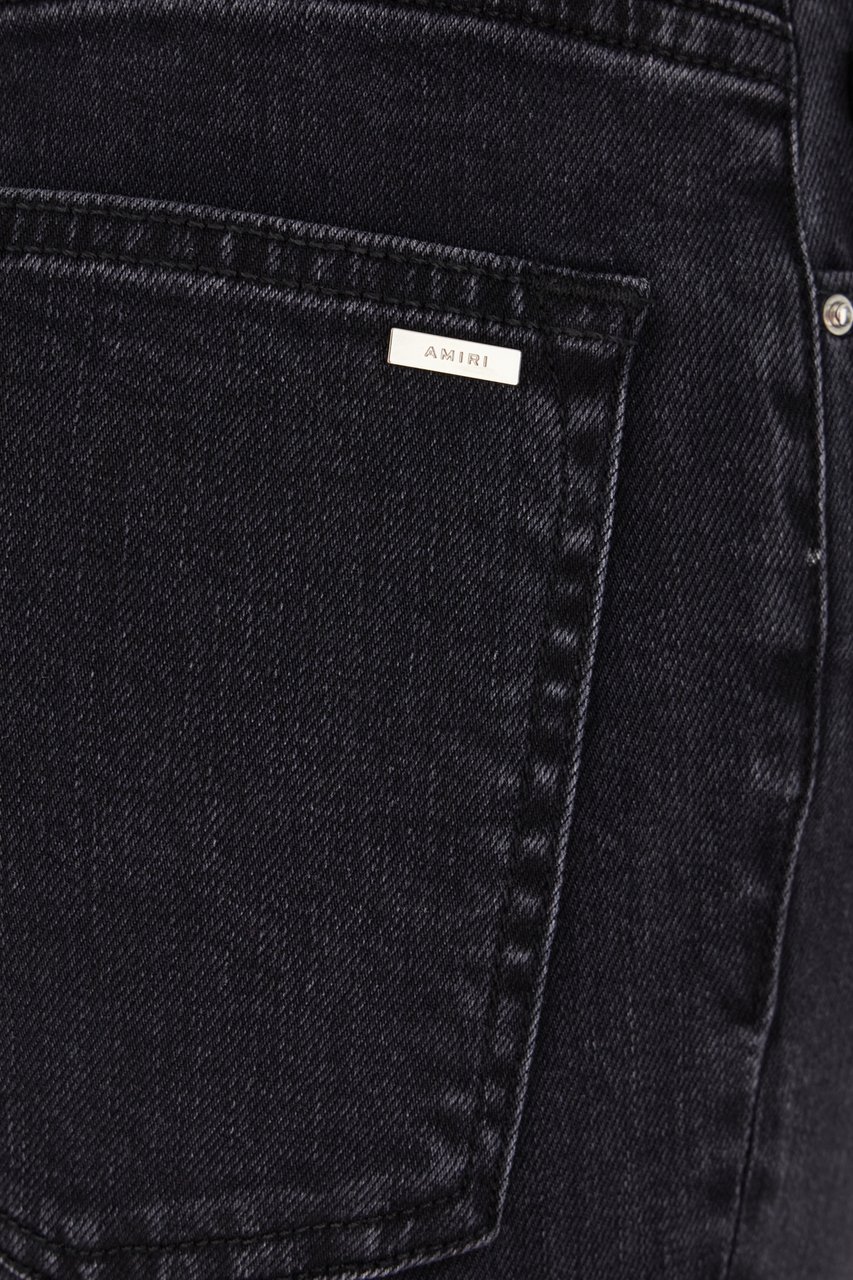 Amiri Amiri Black stretch denim blend jeans Zwart