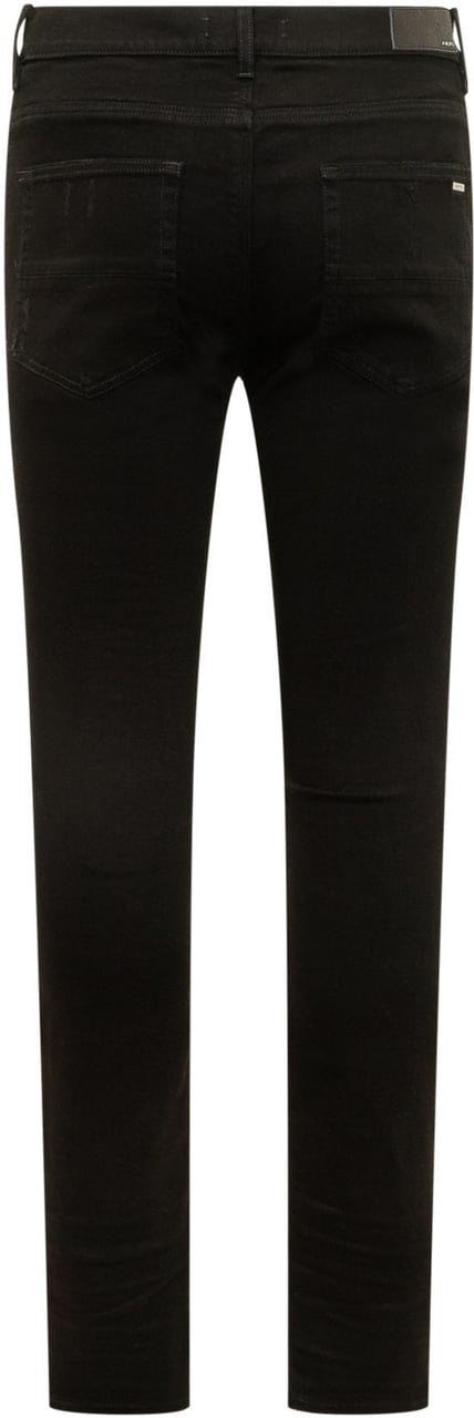 Amiri Jeans con Strappi e Cinque Tasche Zwart
