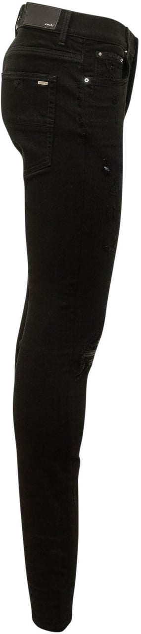 Amiri Jeans con Strappi e Cinque Tasche Zwart