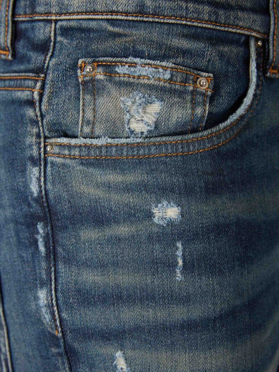Amiri Jeans Blue Blauw
