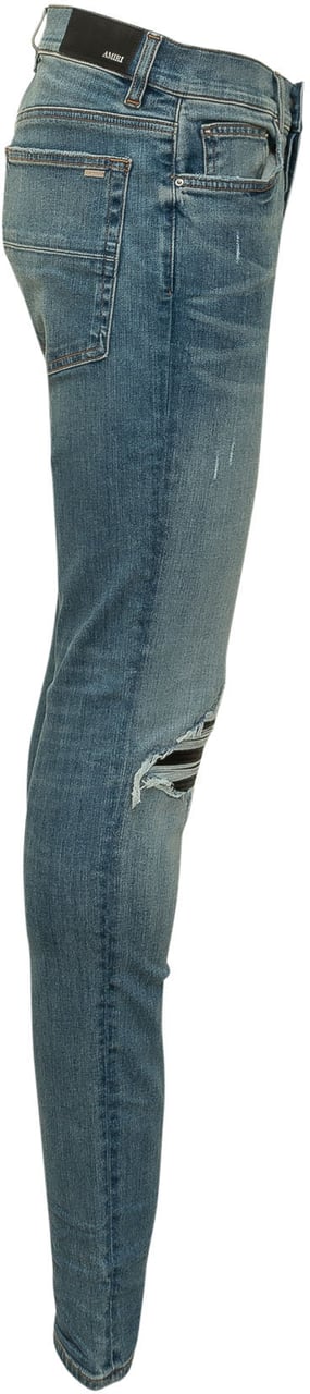 Amiri Jeans con Strappi e Cinque Tasche Blauw