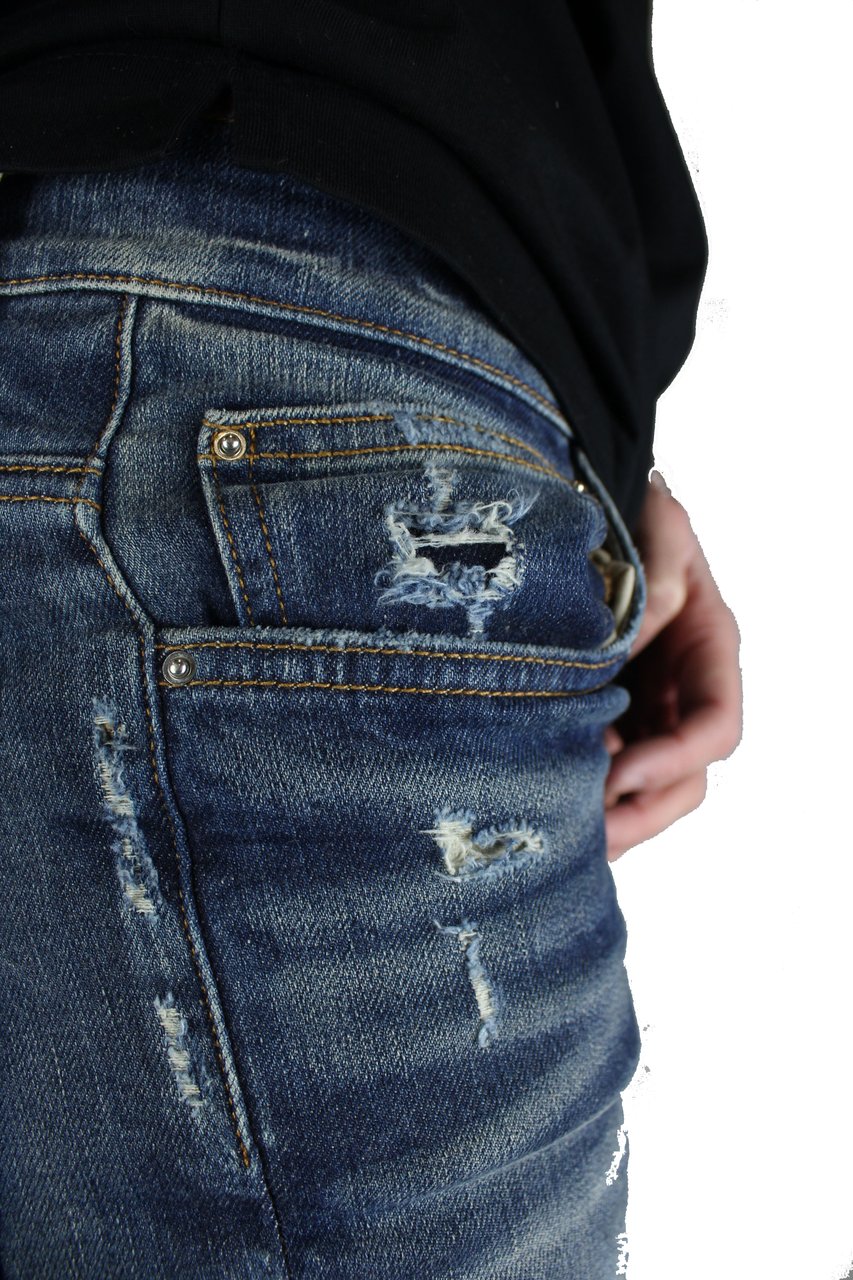 Amiri Amiri Deep Classic Stack Jeans Divers