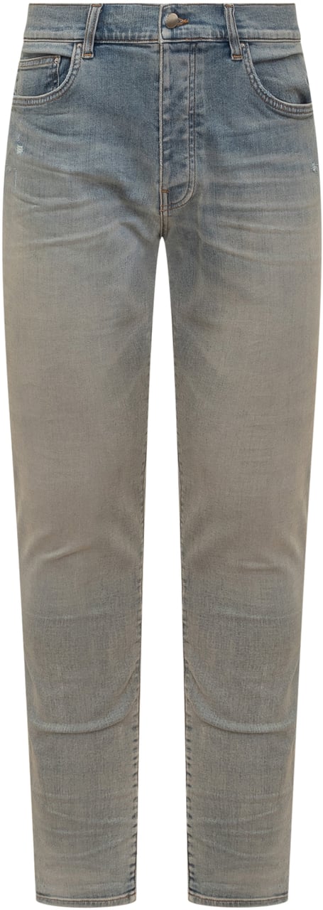 Amiri Stack Jeans Blauw