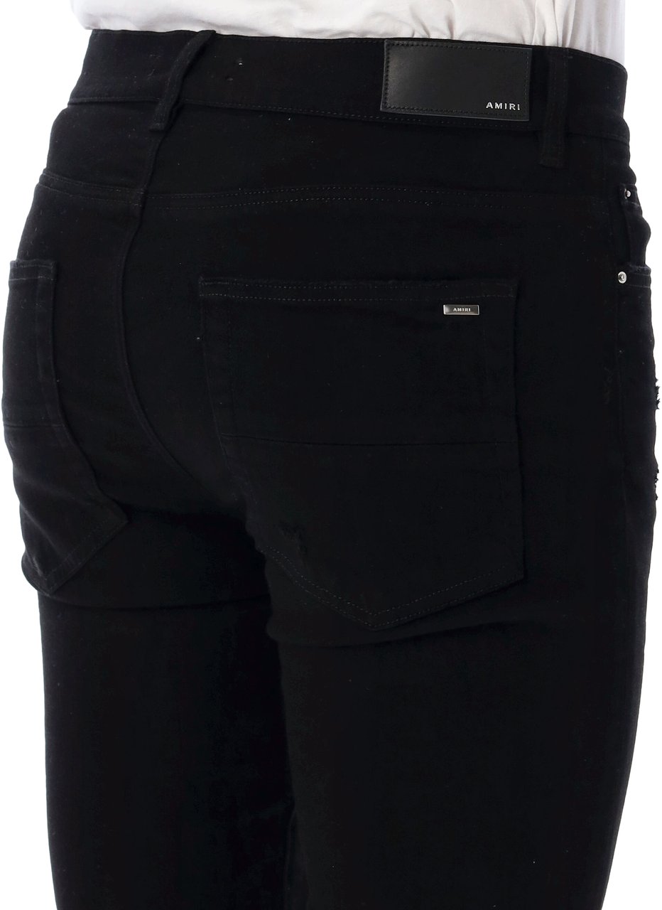 Amiri Stack Jeans Nero Zwart