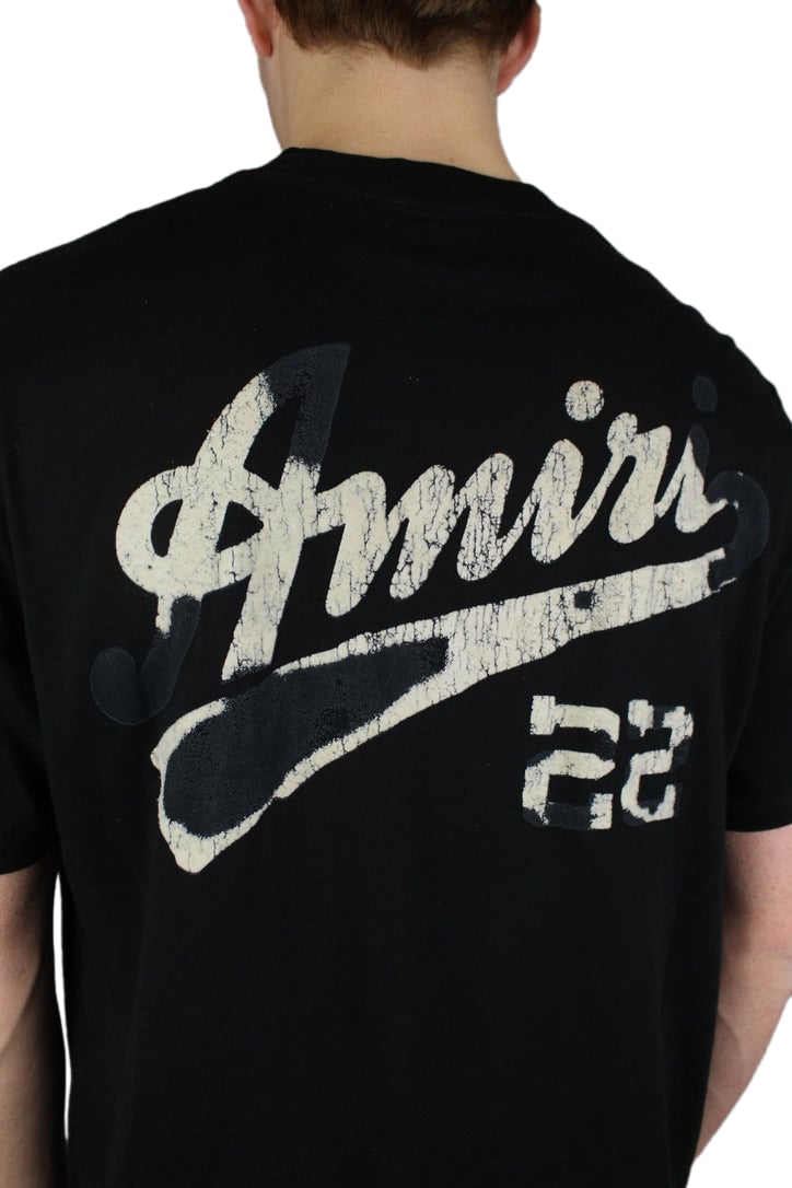Amiri Amiri 22 Jersey T-shirt 'Black' Zwart