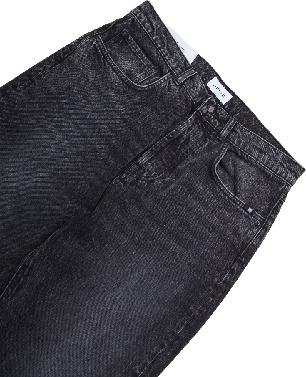 Amish Jeans Jeremiah Denim Nero Zwart
