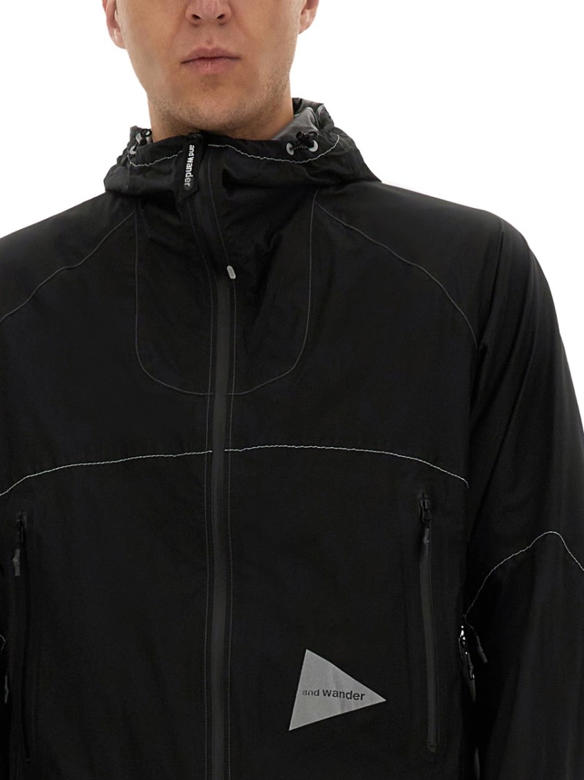 and wander "3L Ul" Jacket Zwart