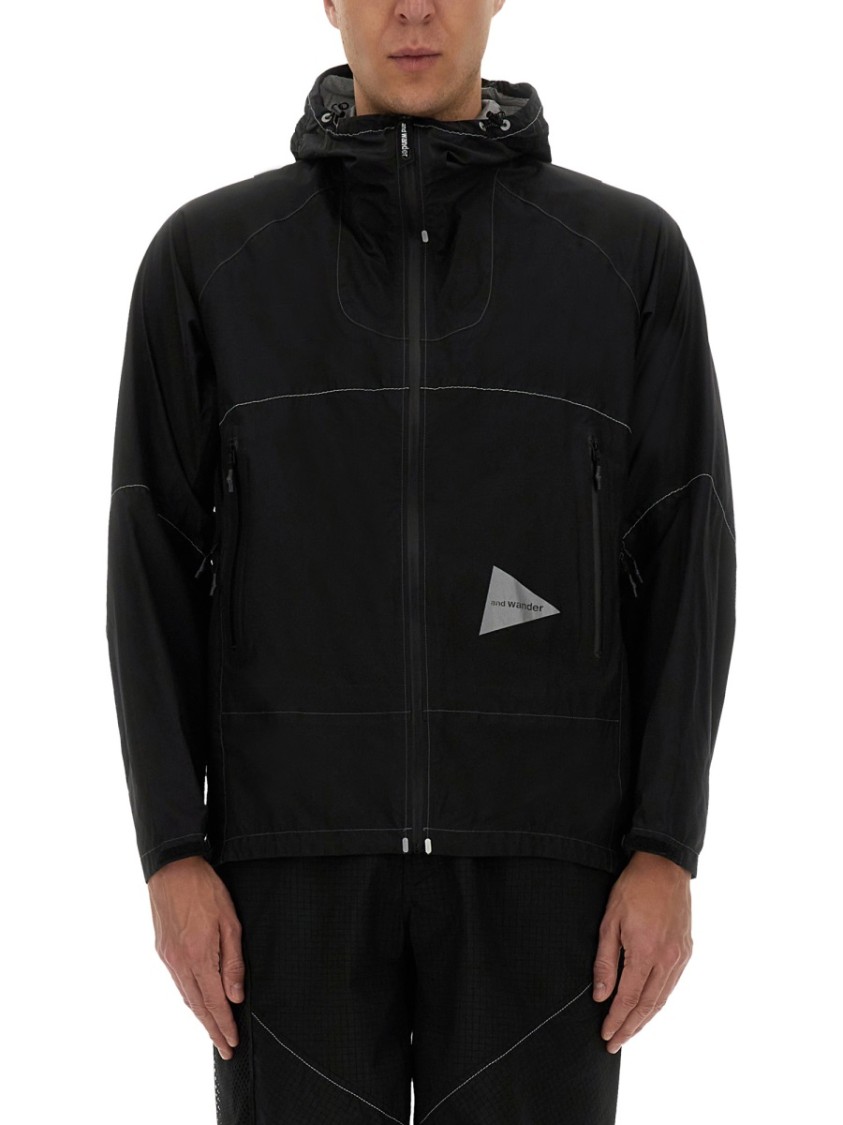 and wander "3L Ul" Jacket Zwart