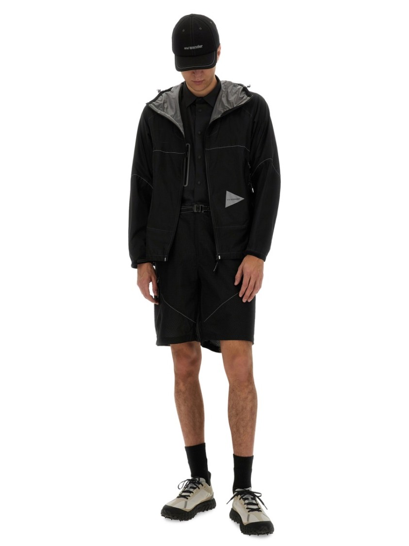 and wander "3L Ul" Jacket Zwart