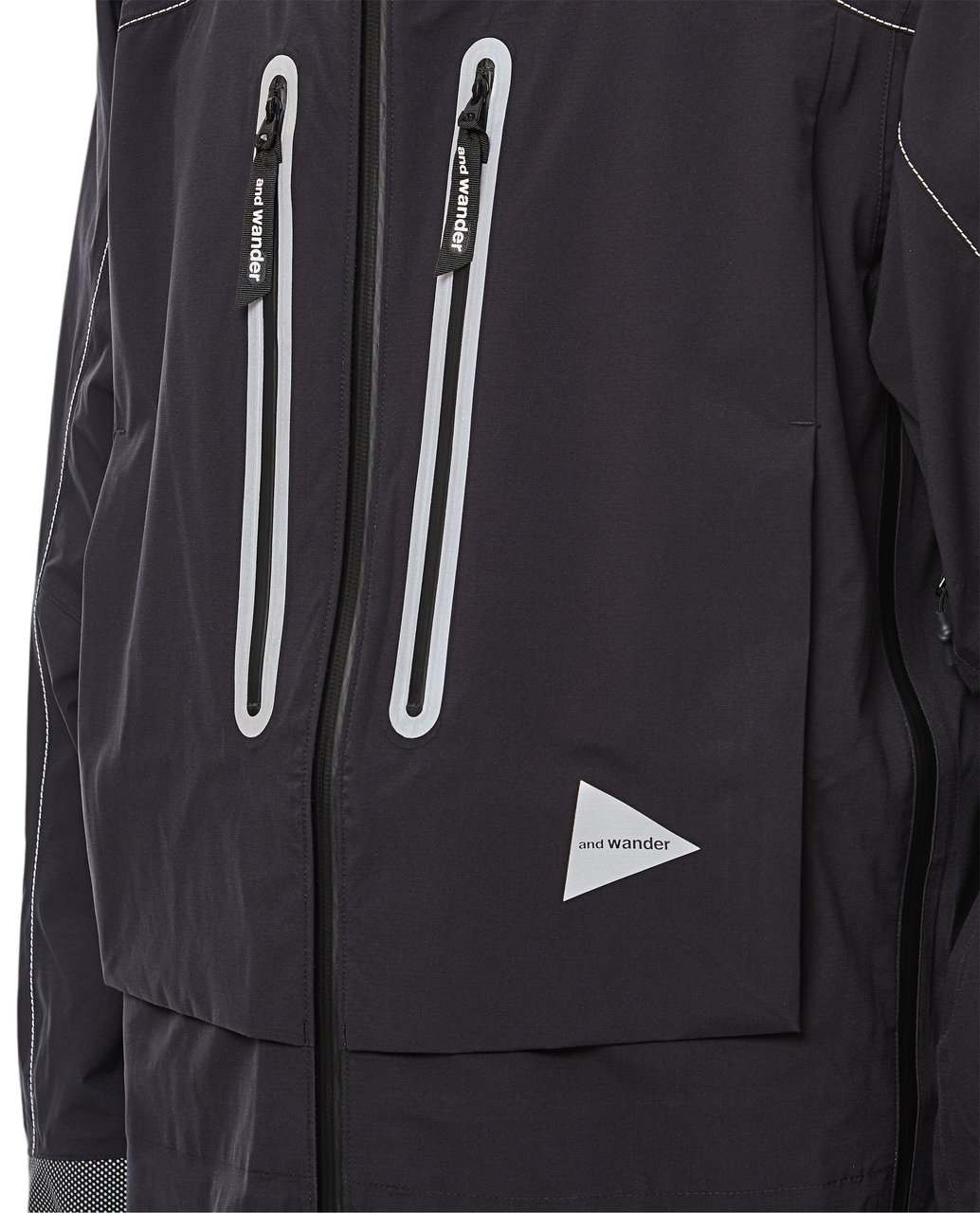 and wander Lightweight Waterproof Rain Jacket With Adjustable Features Zwart