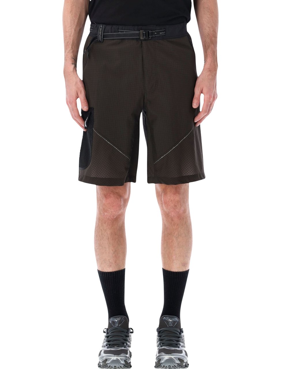 and wander Breath Rip Ripstop Cargo Summer Shorts Zwart