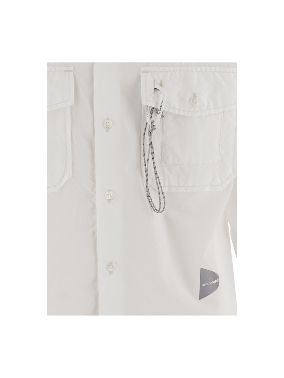 and wander Cotton-Blend Shirt with Classic Collar Wit