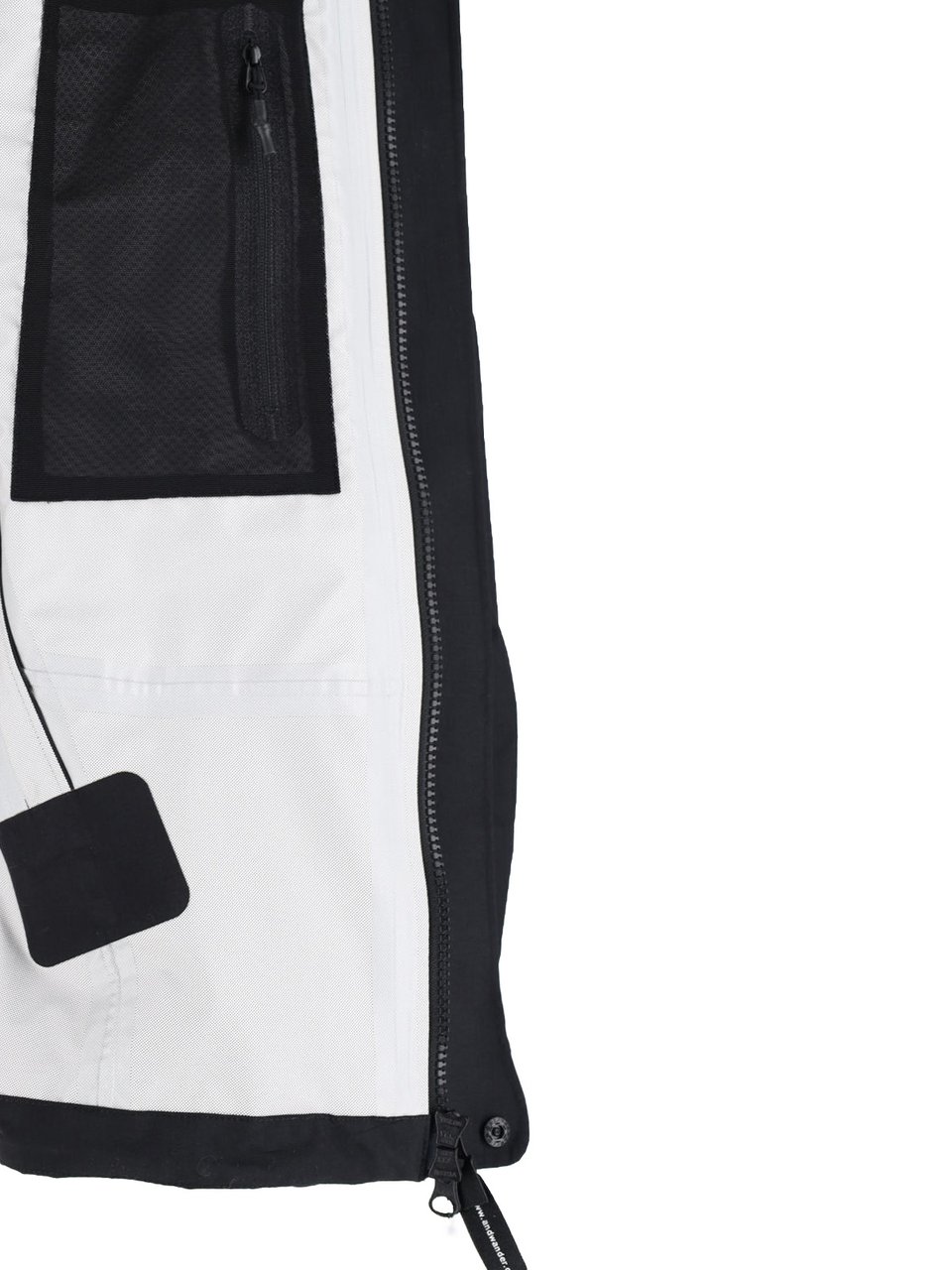 and wander Black 2.5 L High-Collar Zip Jacket Zwart