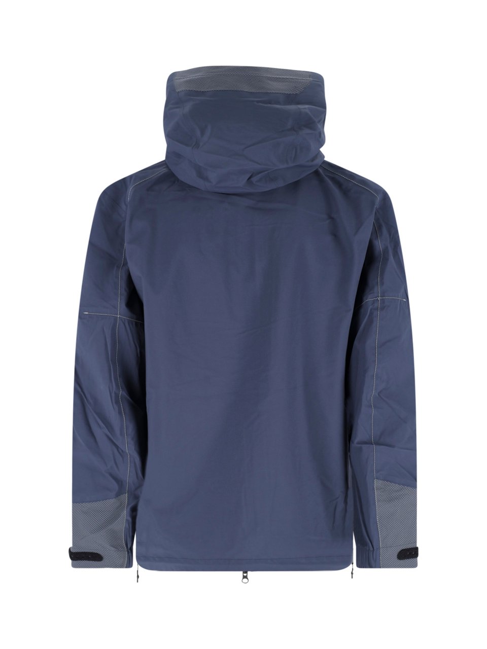 and wander Blue Pertex Shield Waterproof Hooded Jacket Blauw