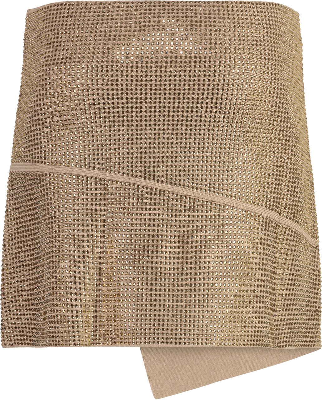 ANDREADAMO Asymmetric miniskirt Goud