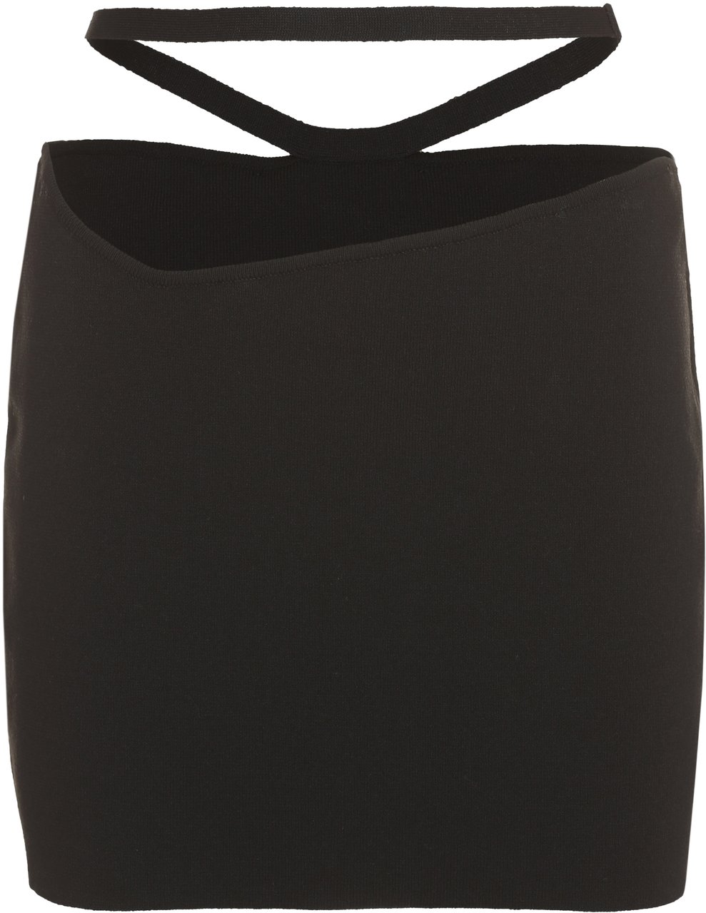 ANDREADAMO Knitted mini skirt Zwart