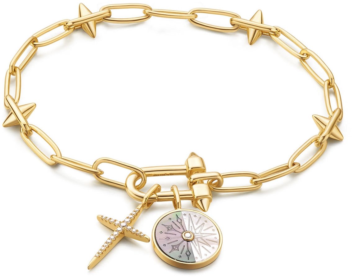Ania Haie Pop Charms - Armband - Goud Goud