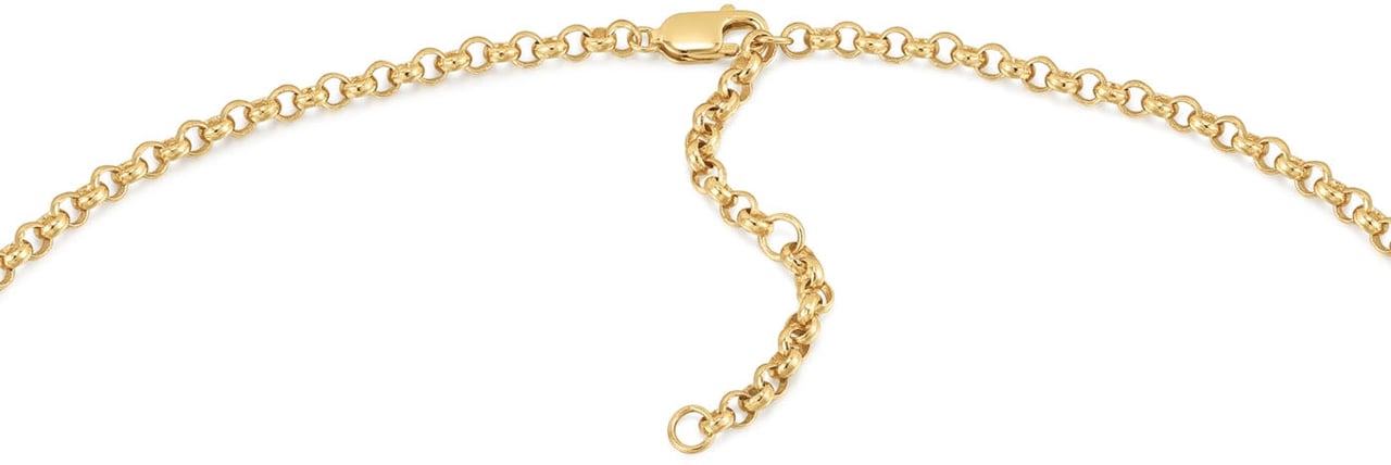 Ania Haie Gold Chain Rainbow Connector Necklace Goud