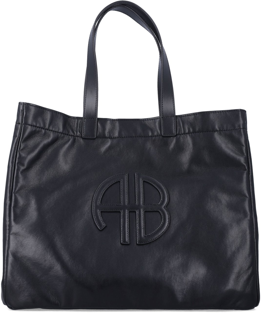 Anine Bing Large Rio Tote Nero Zwart
