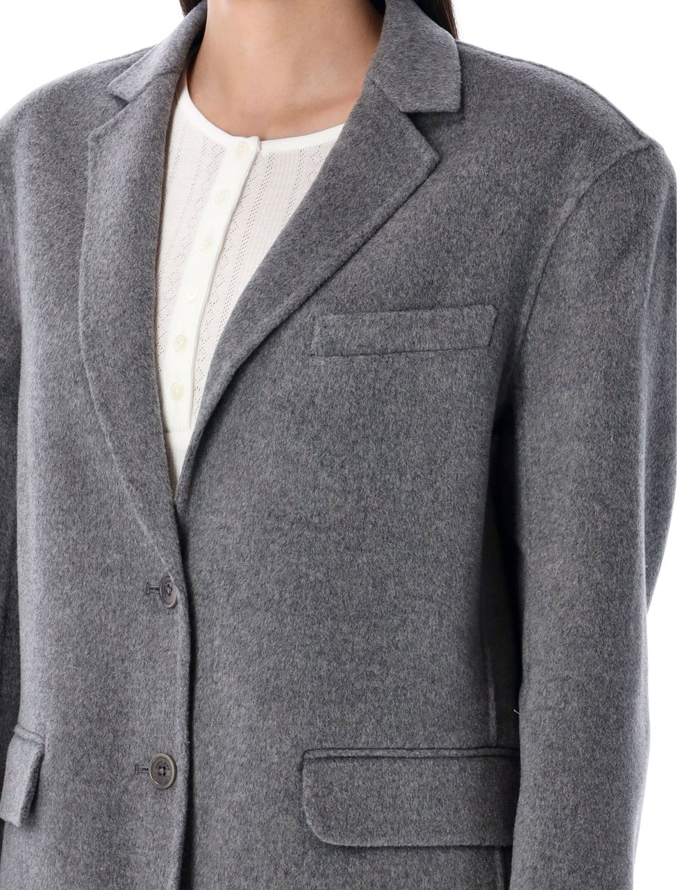 Anine Bing Quinn Blazer Grigio Grijs