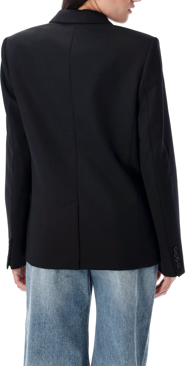 Anine Bing Evalyn Db Blazer Nero Zwart