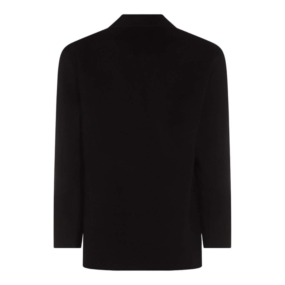 Anine Bing Tailored Black Jacket with V-Neckline and Flap Pockets Zwart