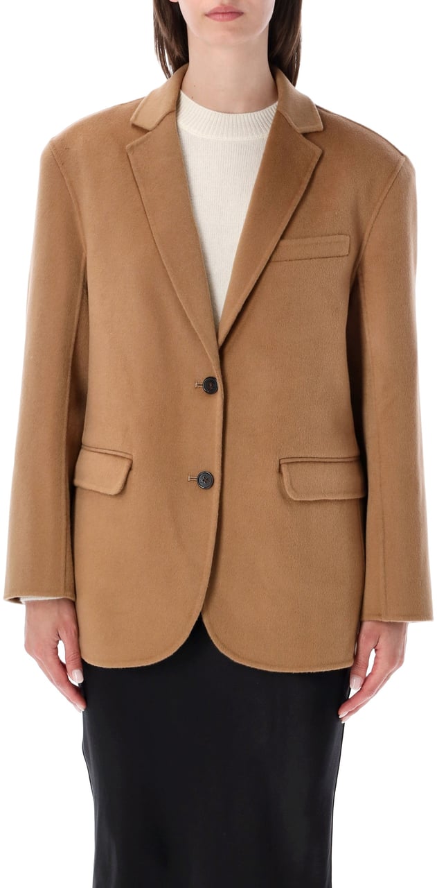 Anine Bing Quinn Blazer Marrone Beige