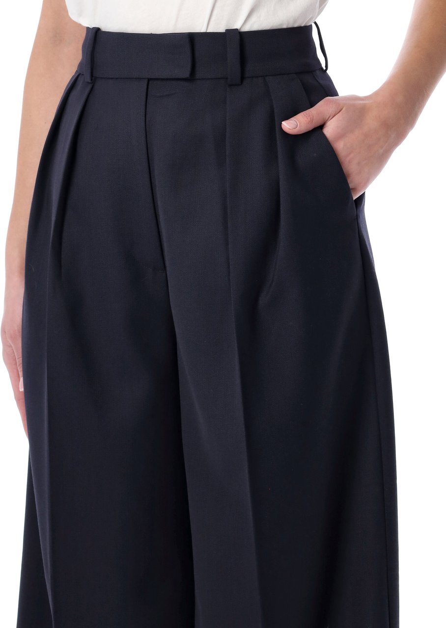 Anine Bing Lou Pant Blu Navy