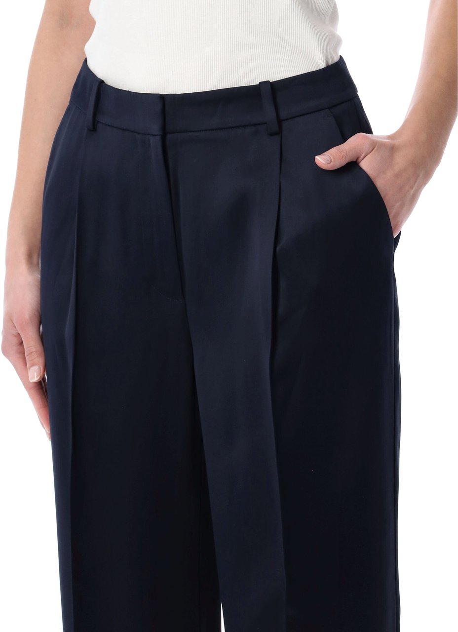 Anine Bing Trent Trousers Blu Navy