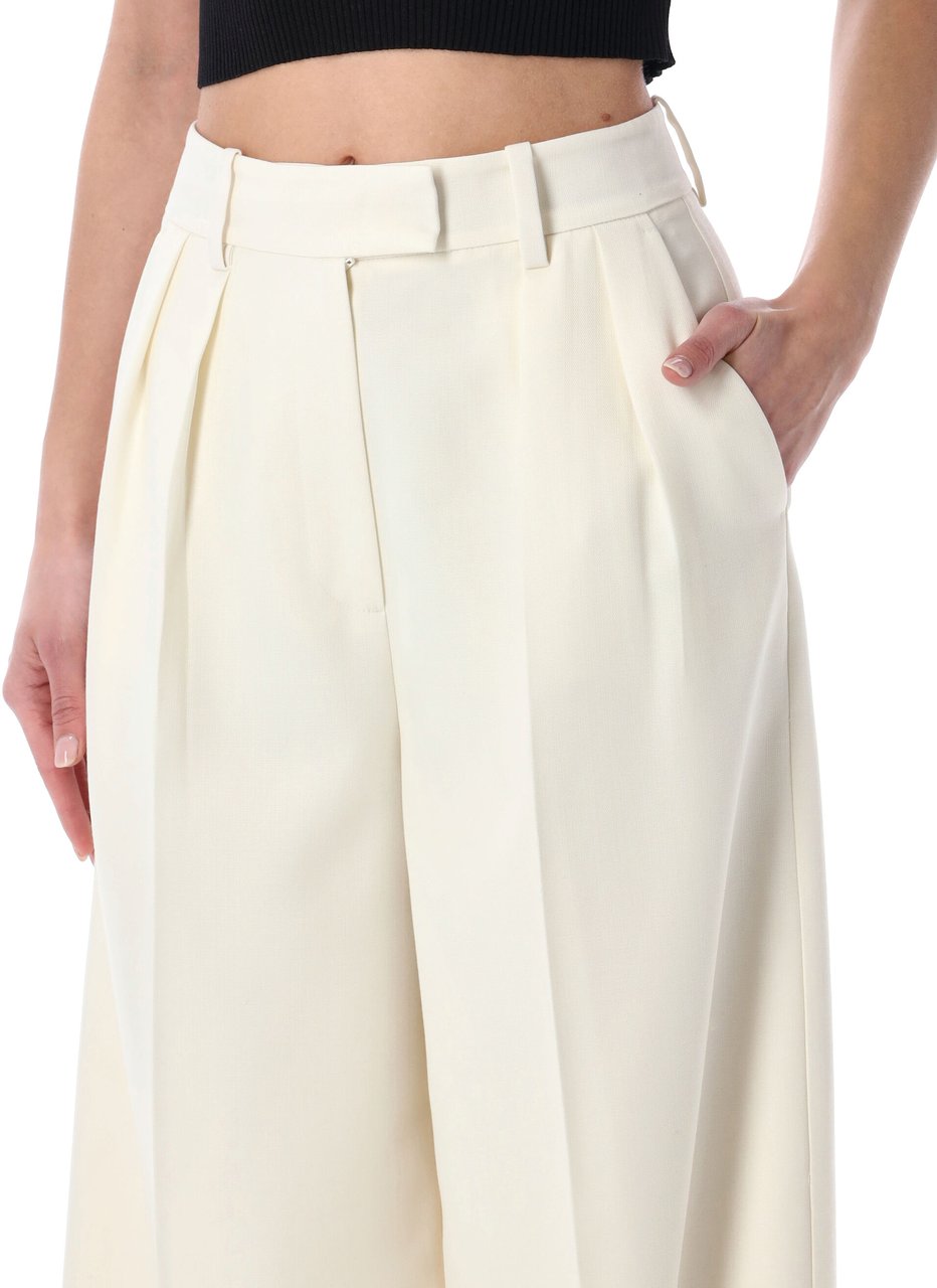 Anine Bing Lou Trousers Beige Beige