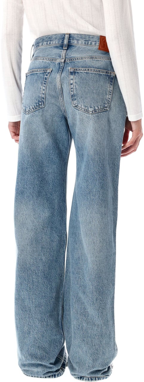 Anine Bing Hugh Jean Washed Blue Blauw