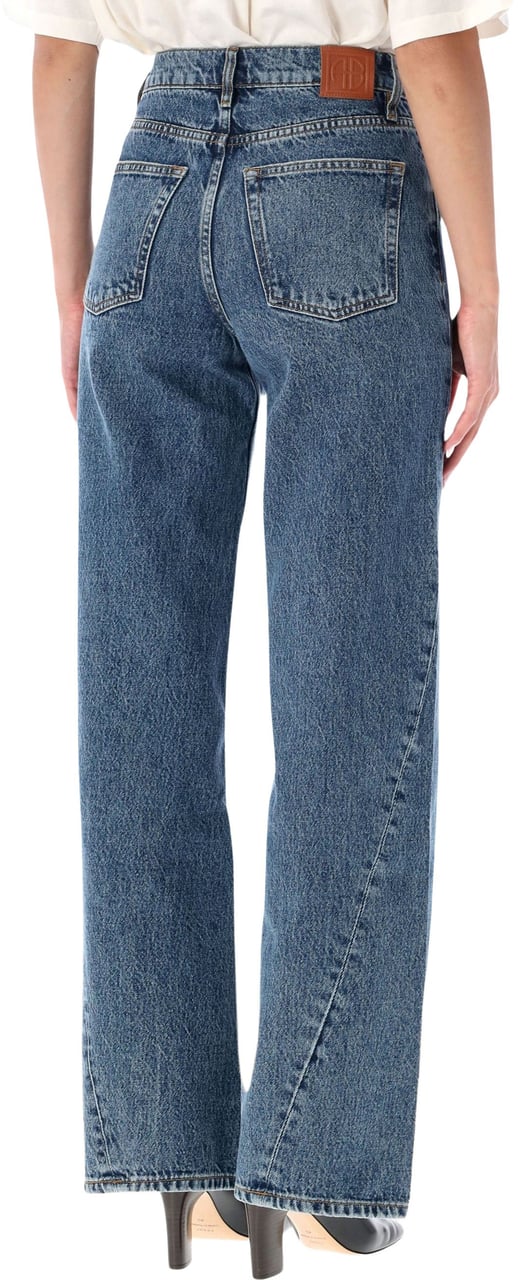 Anine Bing Brie Jeans Cabana Blue Blauw