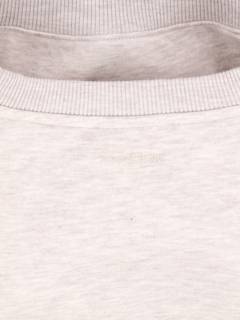 Anine Bing "Harry" Sweatshirt – Cream Wit