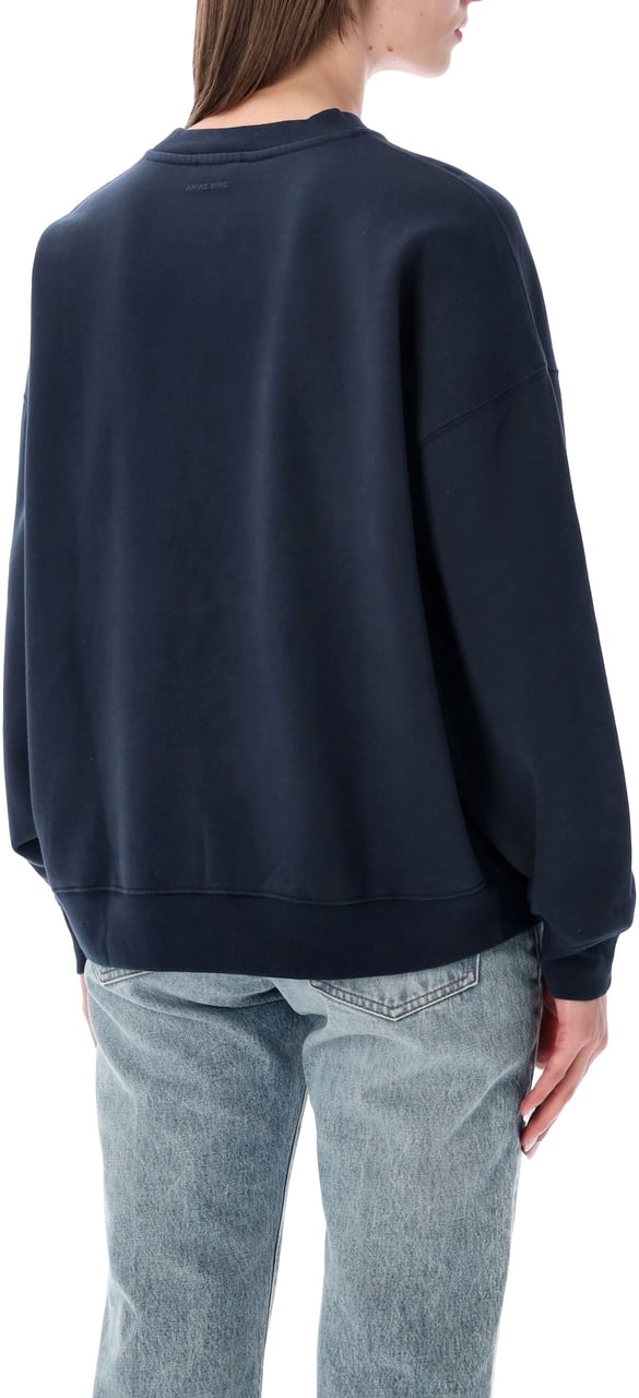 Anine Bing Miles Sweatshirt Collegiate Blu Navy