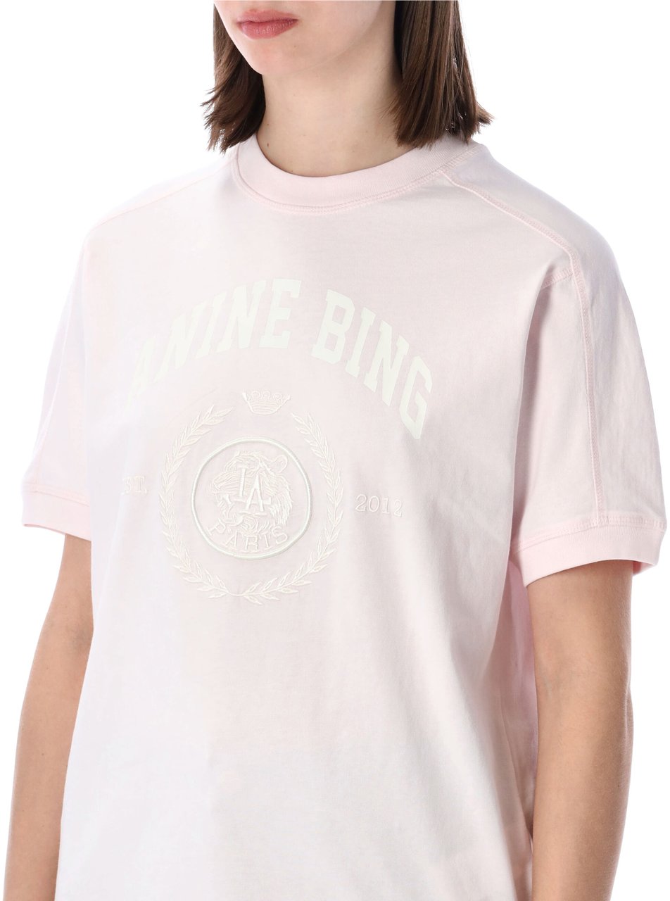 Anine Bing Jaylin Tee Rosa Roze