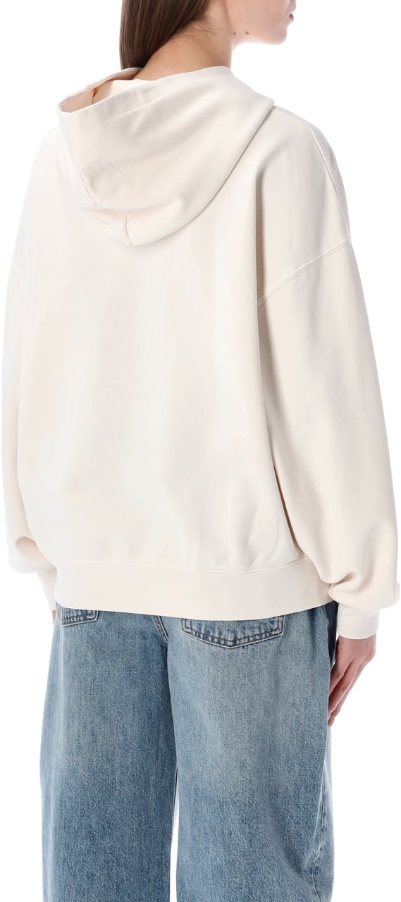 Anine Bing Harvey Hoodie Rosa Wit