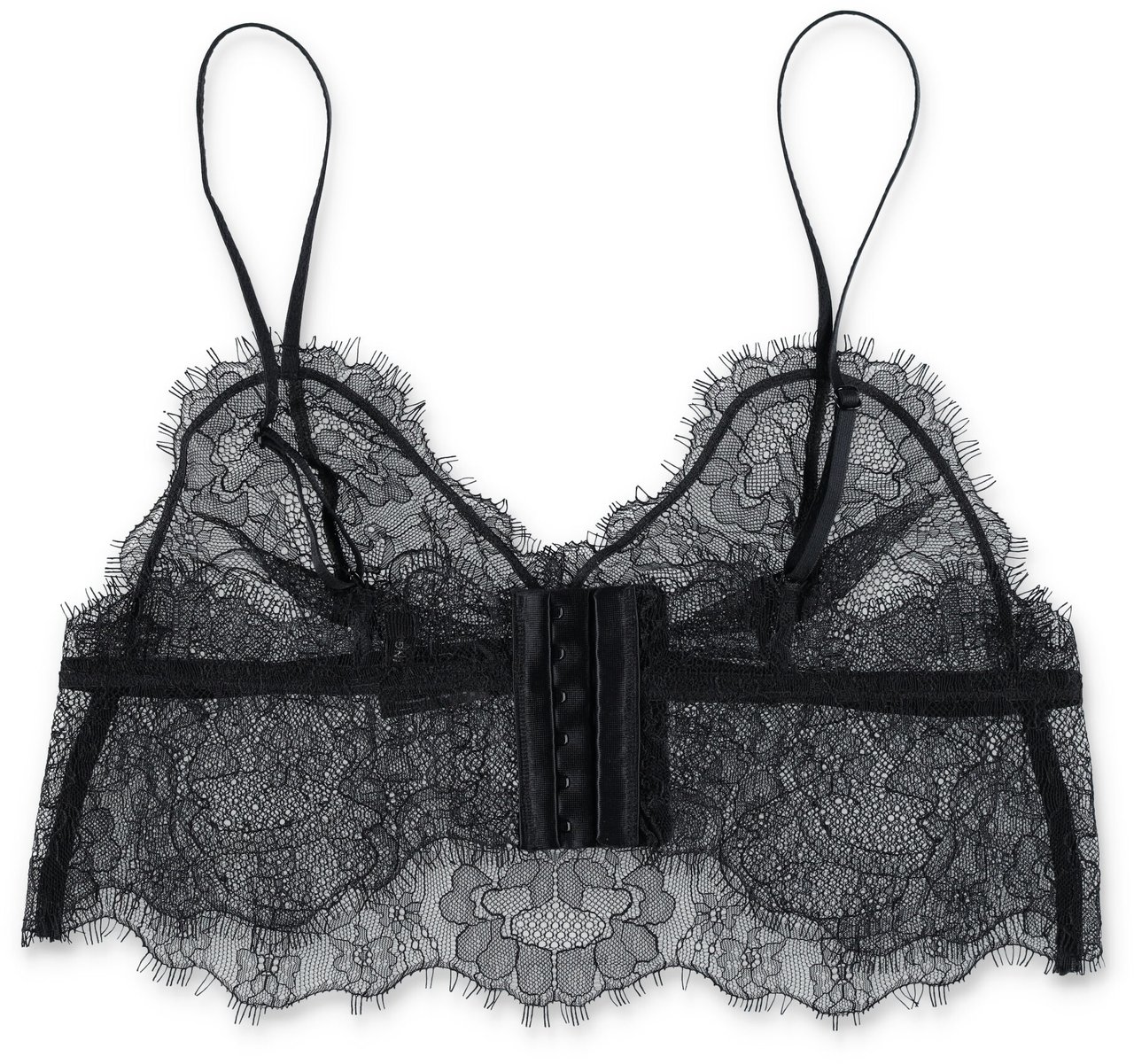 Anine Bing Lace Bralette Nero Zwart