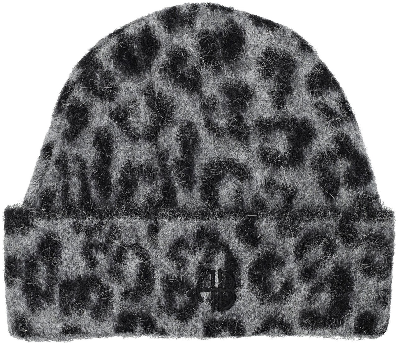 Anine Bing Beanie Leo Grey Leopard Print Dierenprint