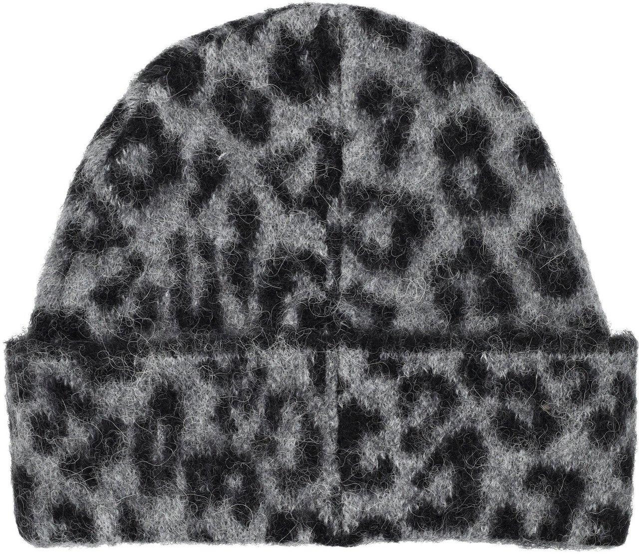 Anine Bing Beanie Leo Grey Leopard Print Dierenprint