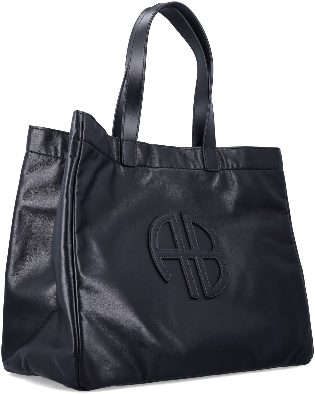 Anine Bing Large Rio Tote Nero Zwart