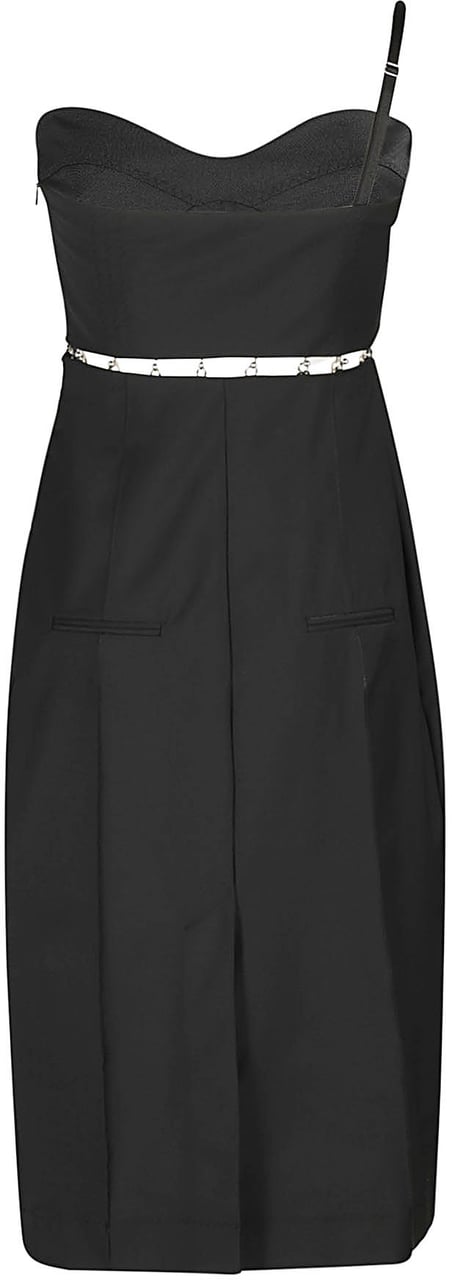 Anna October Black Devon Sheath Dress Zwart